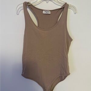 Zenana Beige Bodysuit